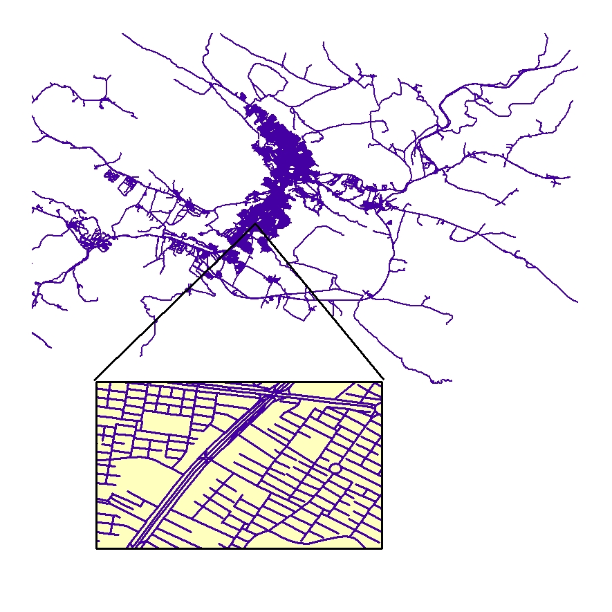 شبکه دسترسی شهر خرم آباد، 1401 شیپ فایل پایگاه داده های جغرافیایی